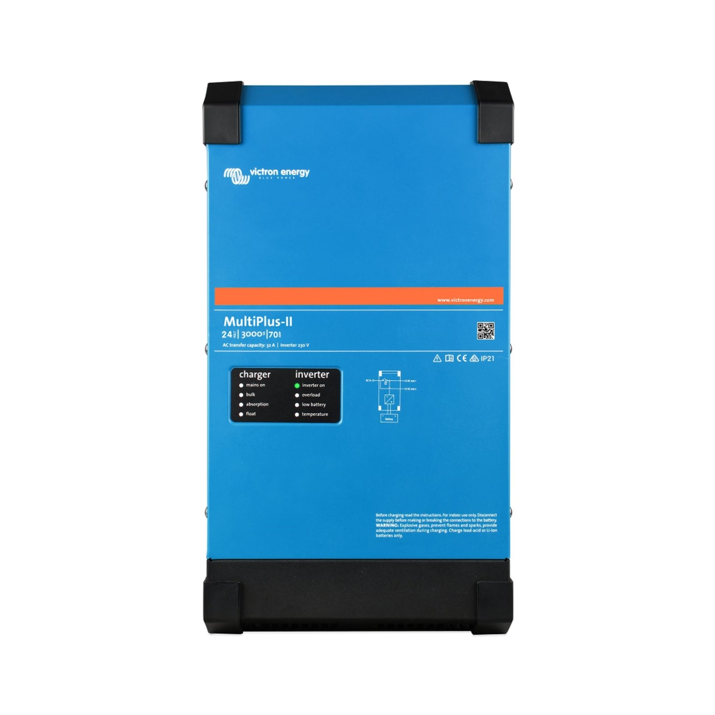 VICTRON MULTIPLUS-II 24V/3000VA/70-32 230V INVERTER CHARGER