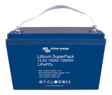 Load image into Gallery viewer, VICTRON ENERGY LITHIUM SUPERPACK 12.8V/100AH (M8) High Current Energy Connections