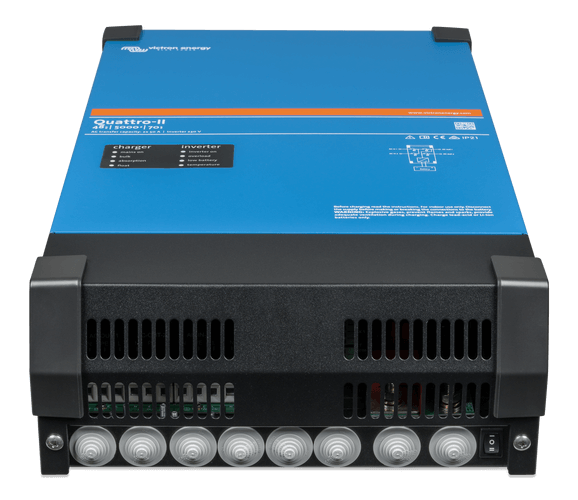 VICTRON QUATTRO-II 48/5000/70-50/50 230V INVERTER CHARGER Energy Connections
