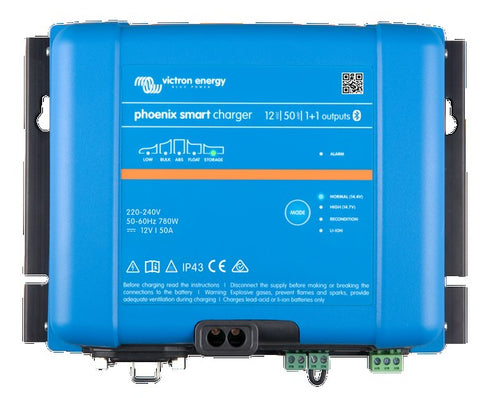 VICTRON PHOENIX SMART IP43 12/50 CHARGER 230V *INCLUDES MAINS CORD AU/NZ Energy Connections