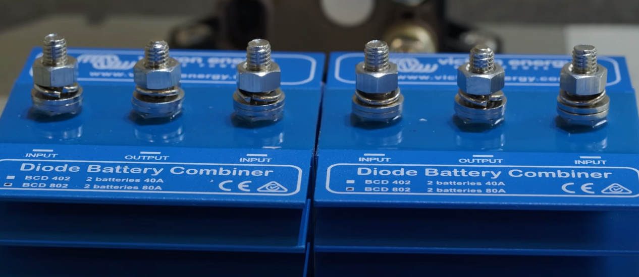 CYRIX battery combiner - ARGODIODE battery isolator. This Battery Combiner Kit is for adding a 2nd or 3rd battery system in your car, boat, RV or any other vehicle.