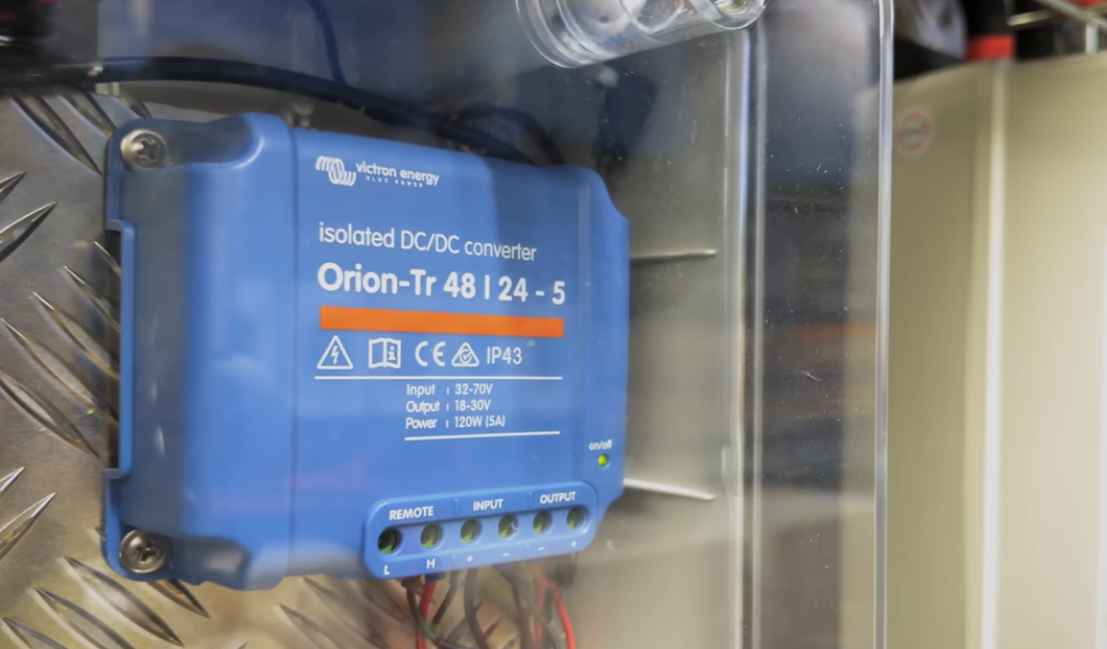 DC/DC Converters can be found online at Energy Connections. Adjustable output voltage - short circuit proof - IP43 rated.