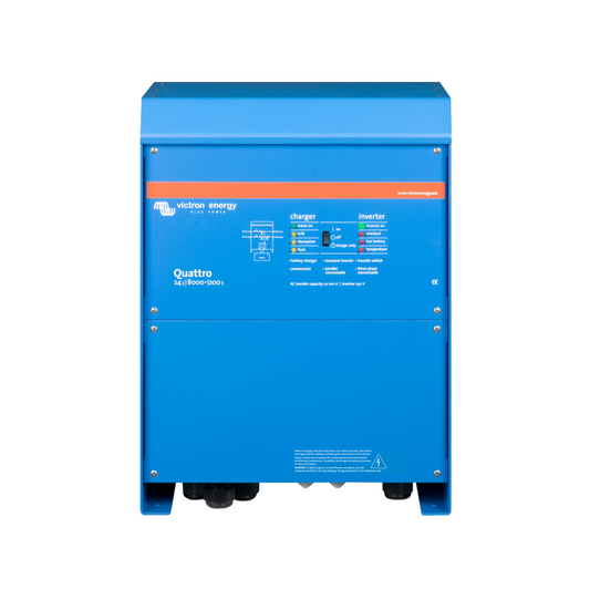 VICTRON QUATTRO INVERTER CHARGER 24/8000/200A - 100A TRANSFER SWITCH