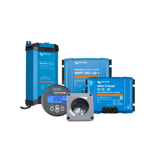 VICTRON BATTERY CHARGING / MONITORING - RV'S CARAVANS 4WD SOLAR KIT