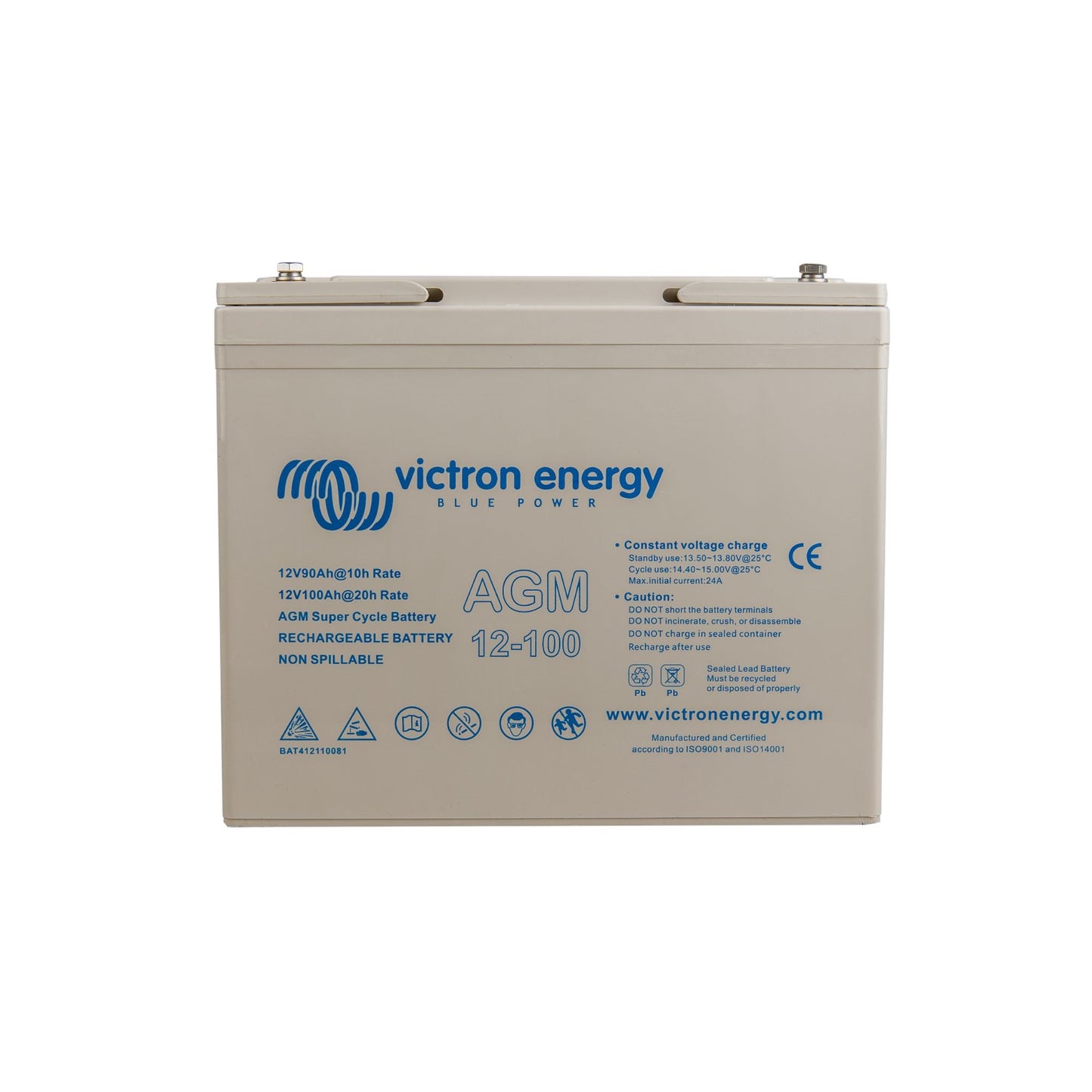 VICTRON AGM SUPER CYCLE BATTERY 12V/100AH (M6)