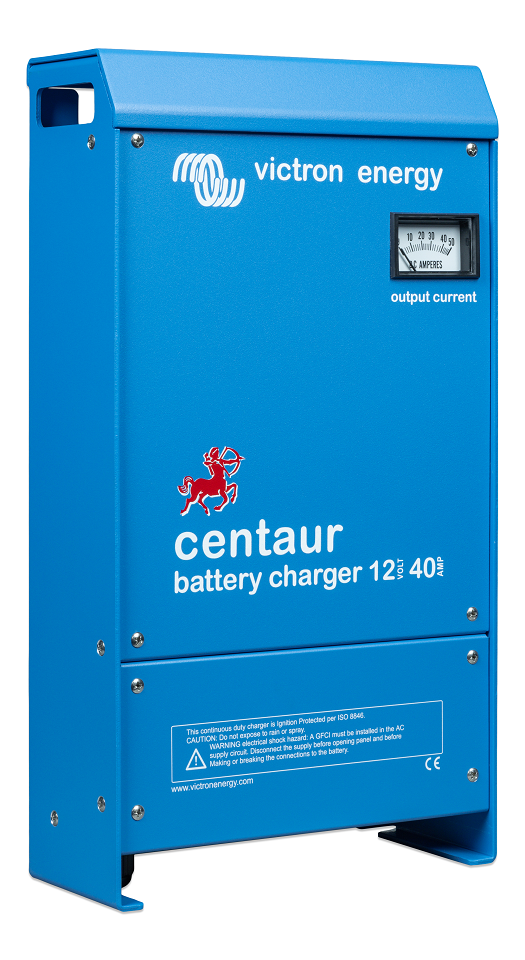 VICTRON CENTAUR BATTERY CHARGER 12V-40A CHARGING - 3 OUTPUTS