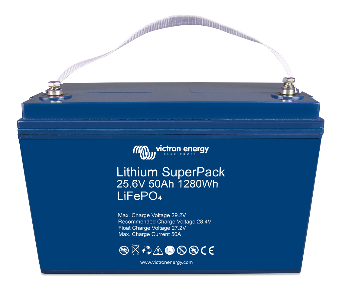 VICTRON ENERGY LITHIUM SUPERPACK 25.6V/50AH (M8)