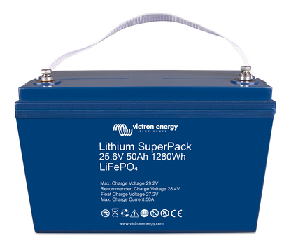 VICTRON ENERGY LITHIUM SUPERPACK 25.6V/50AH (M8)
