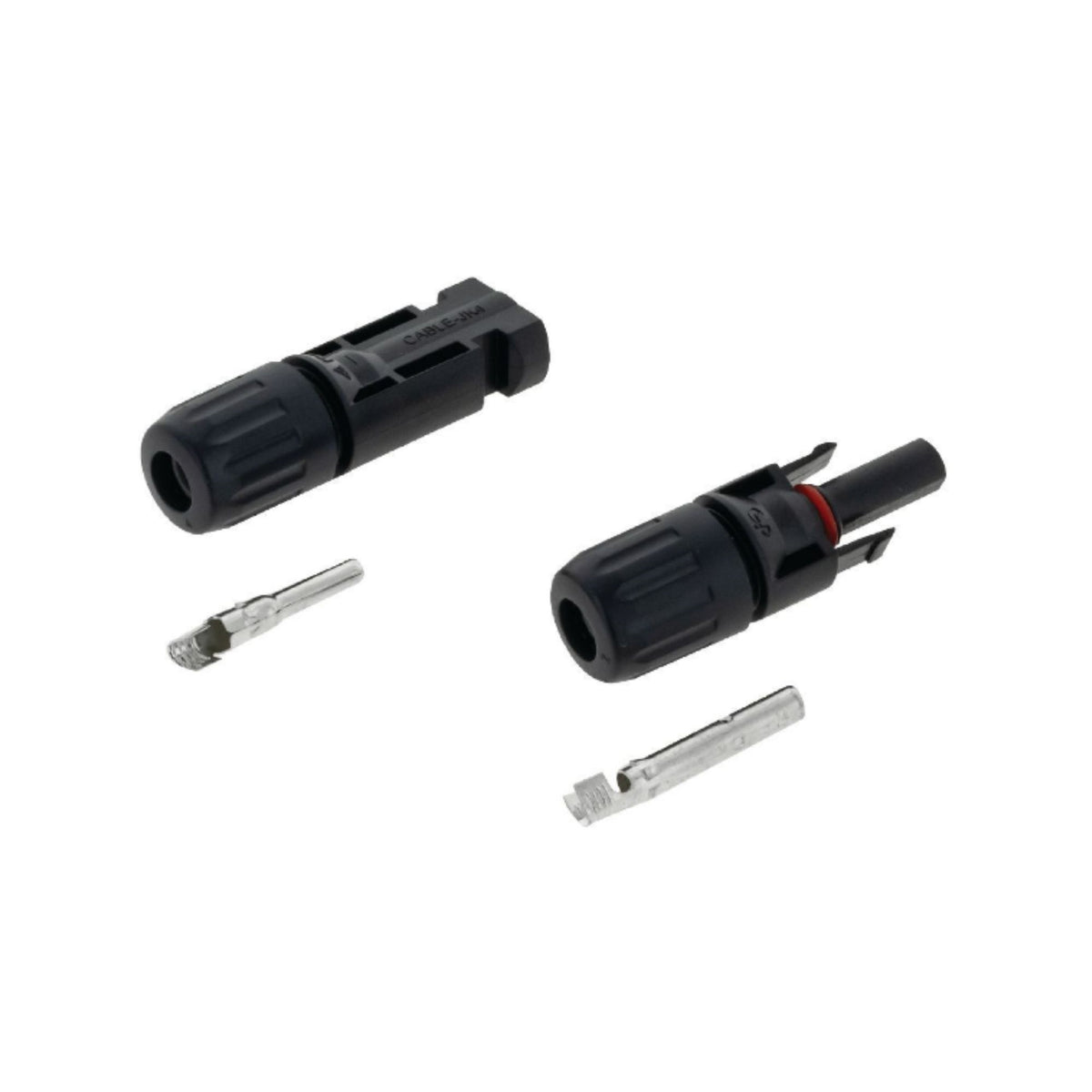SOLAR PV HIGH QUALITY GENUINE MC4 MALE AND FEMALE CONNECTORS 4-6 MM CABLE ENTRY