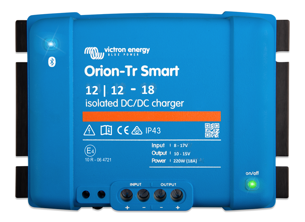 VICTRON ORION-TR SMART 12/12-18A (220W) ISOLATED DC-DC CHARGER