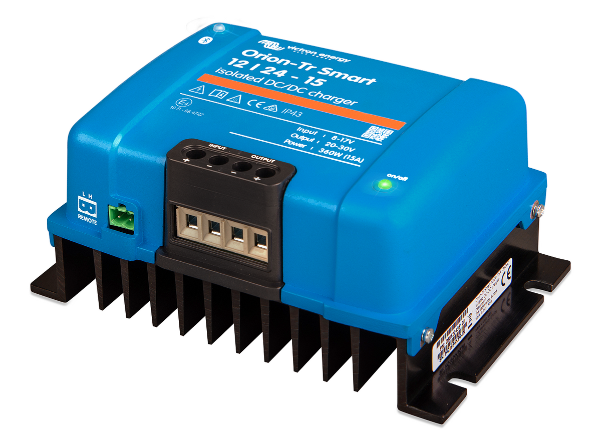 VICTRON ORION-TR SMART 12/24-15A (360W) ISOLATED DC-DC CHARGER