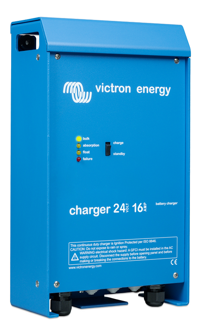 VICTRON PHOENIX BATTERY CHARGER 24V-16A CHARGING- 2+1 OUTPUTS