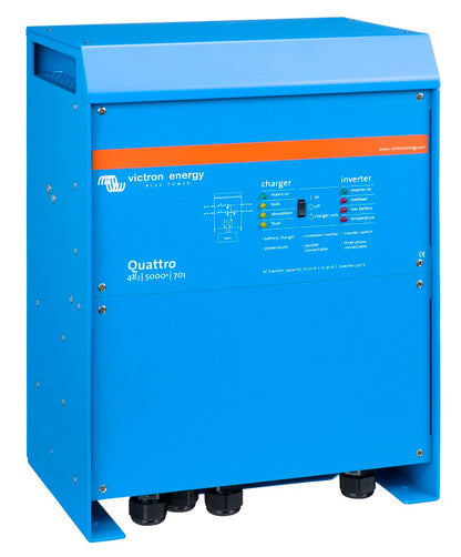 VICTRON QUATTRO INVERTER CHARGER 48/5000/70A - 100A TRANSFER SWITCH
