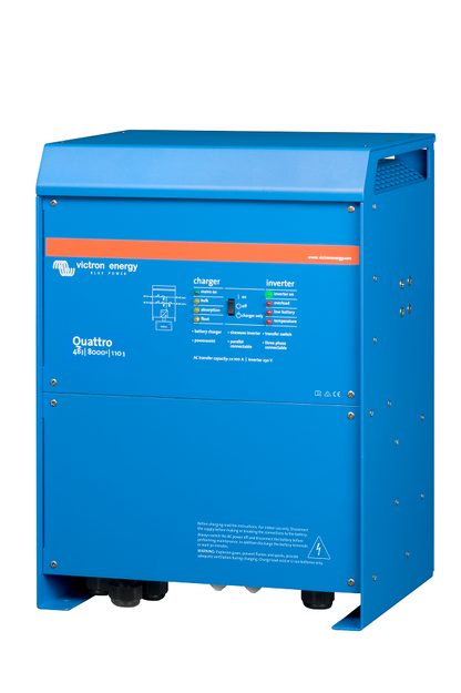 VICTRON QUATTRO INVERTER CHARGER 48/8000/110A - 100A TRANSFER SWITCH