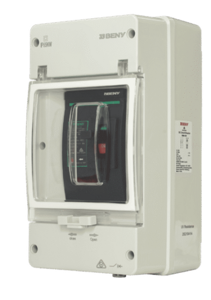 Z Beny 2 Pole MCCB Circuit Breaker in IP65 enclosure