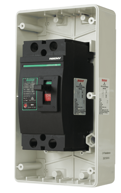 Z Beny 2 Pole MCCB Circuit Breaker in IP65 enclosure
