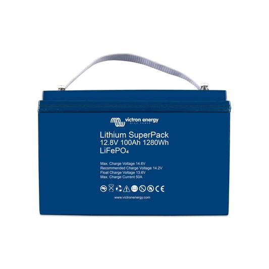 VICTRON ENERGY LITHIUM SUPERPACK 12.8V/100AH (M8) High Current