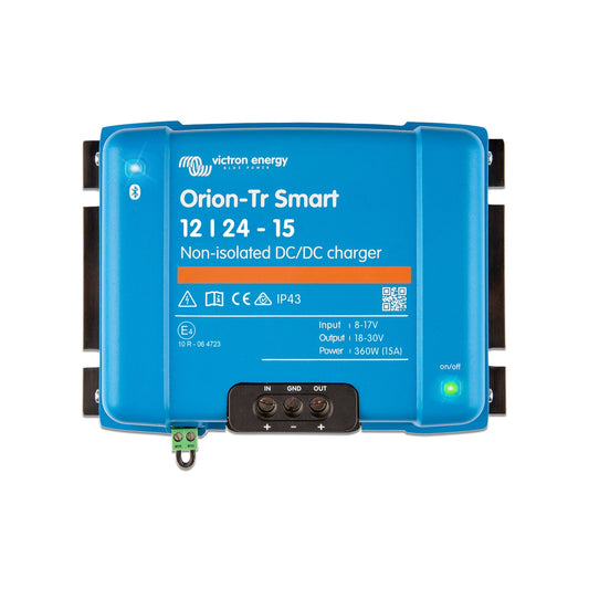 VICTRON ORION-TR SMART 12/24-15A (360W) NON-ISOLATED DC-DC CHARGER