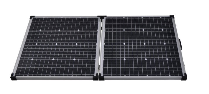 remote power folding solar panel