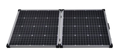 remote power folding solar panel
