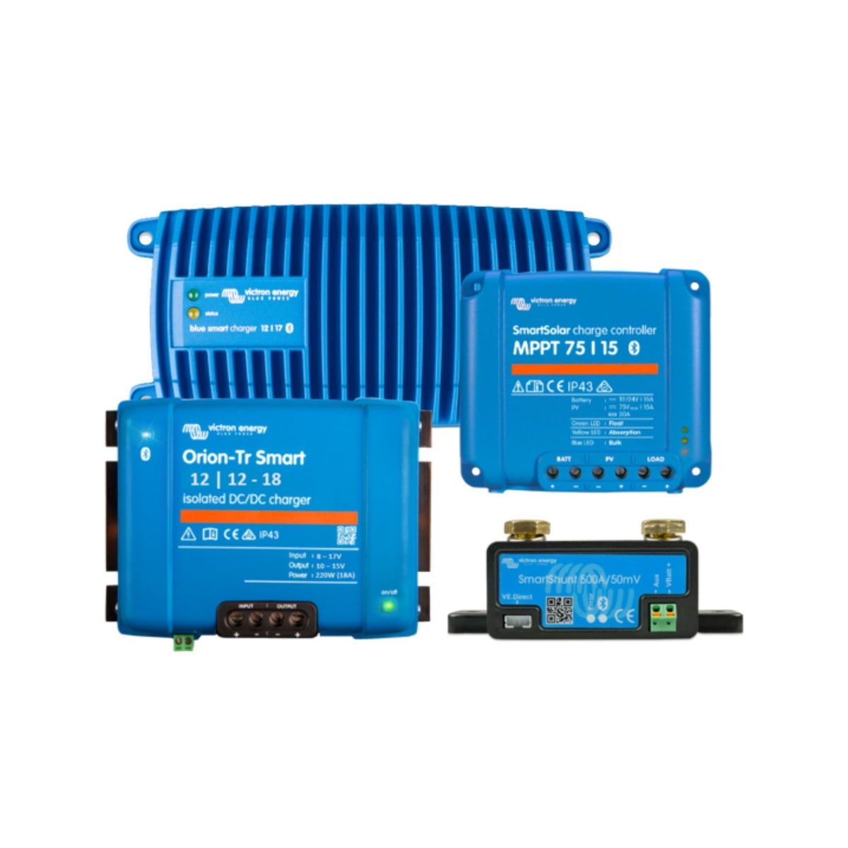 VICTRON BATTERY CHARGING / MONITORING KIT SMALL- RV'S CARAVANS 4WD