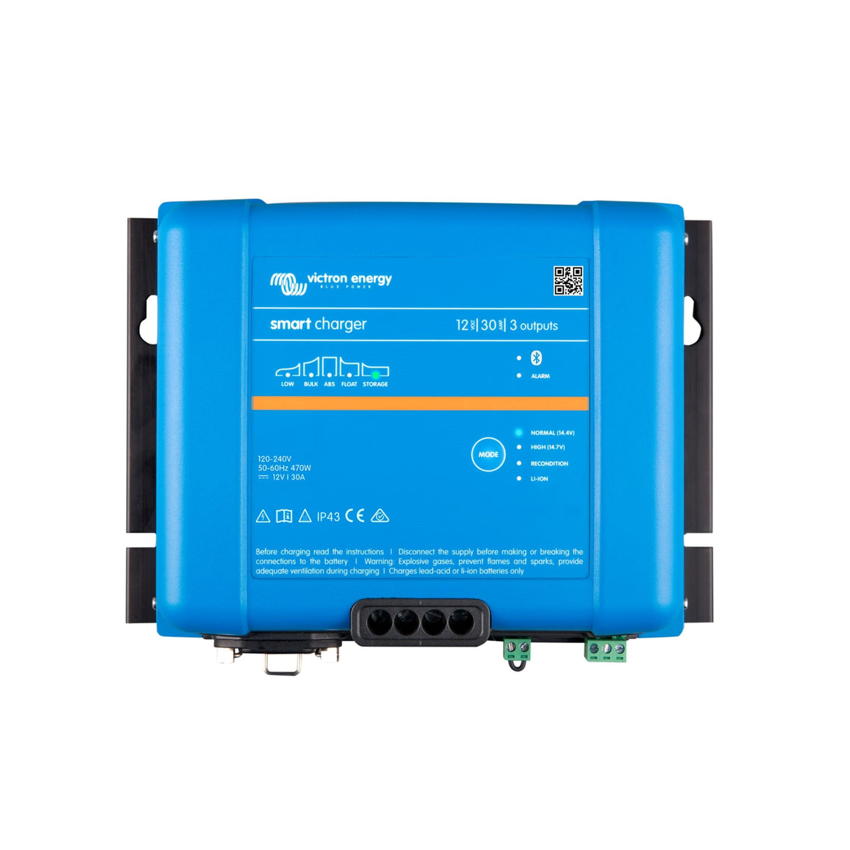 VICTRON PHOENIX SMART IP43 12/30 CHARGER 120-240V *INCLUDES MAINS CORD AU/NZ