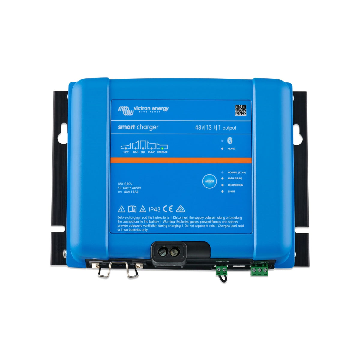 VICTRON PHOENIX SMART IP43 48/13 (1) OUTPUT CHARGER 120-240V *INCLUDES MAINS CORD AU/NZ
