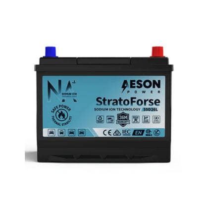 AESON StratoForse 55D26L Sodium Ion Vehicle Battery | 12V 450CCA 20AH
