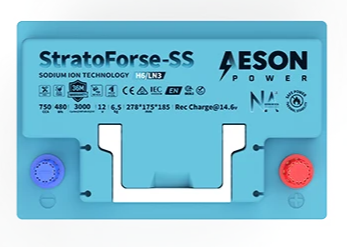 AESON StratoForse-SS H6/LN3 Sodium Ion Stop Start Vehicle Battery | 12V 750CCA 40AH