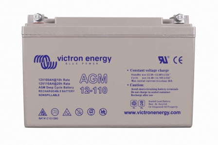 VICTRON 12V/110AH AGM DEEP CYCLE BATTERY Energy Connections
