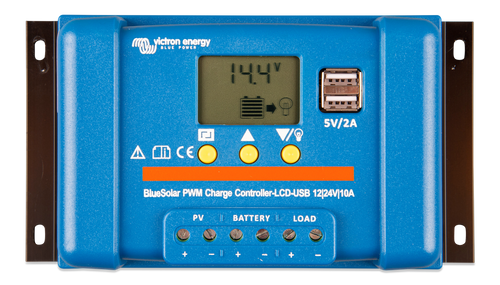 VICTRON BLUESOLAR PWM LCD-USB 12/24V-20A CHARGE CONTROLLER Energy Connections