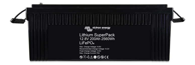VICTRON ENERGY LITHIUM SUPERPACK 12.8V/200AH (M8) Energy Connections