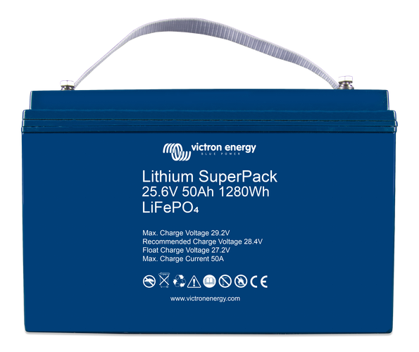 VICTRON ENERGY LITHIUM SUPERPACK 25.6V/50AH (M8) Energy Connections