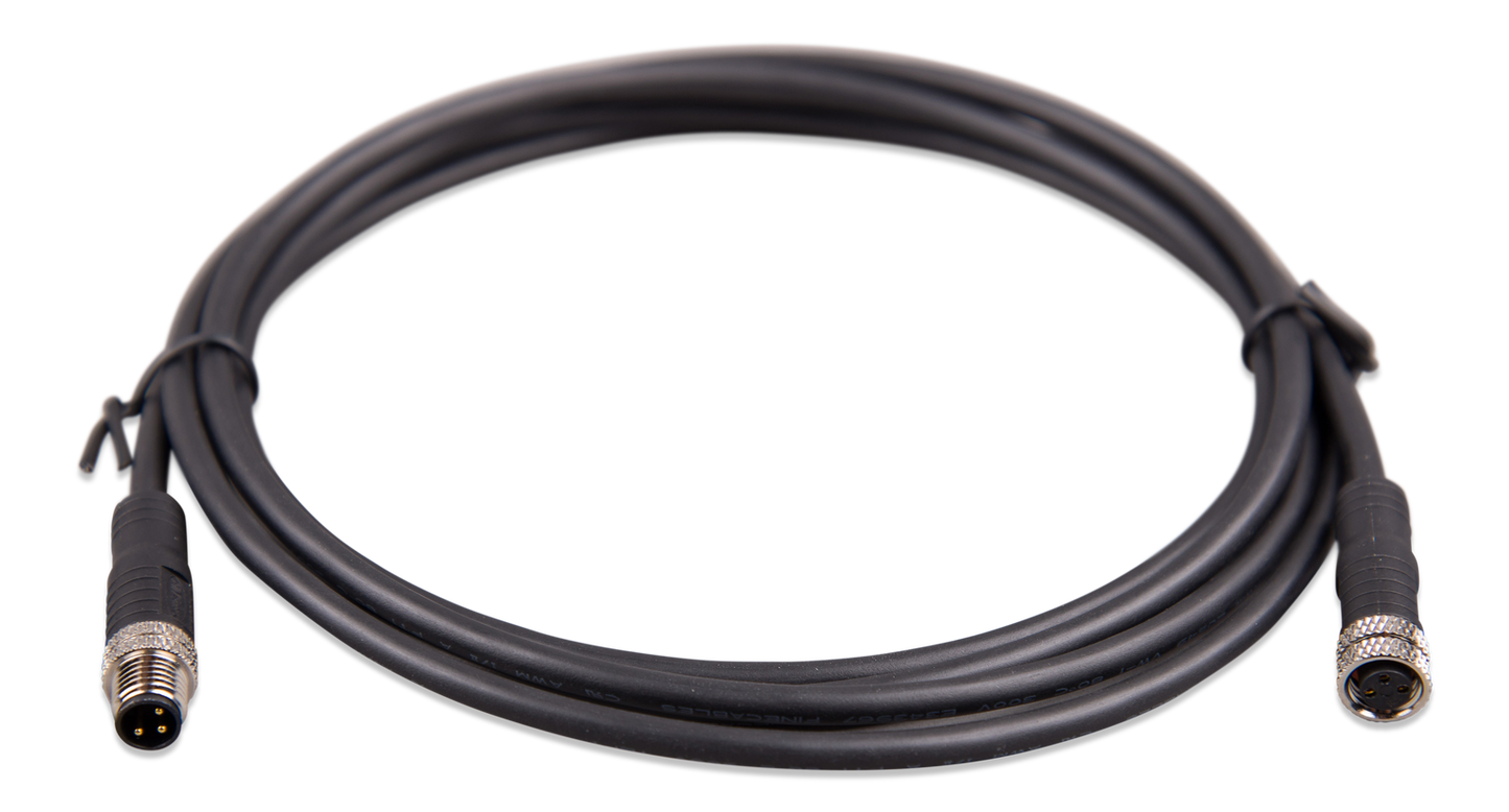 VICTRON M8 CIRCULAR CONNECTOR MALE/FEMALE 3 POLE CABLE (BAG OF 2) Energy Connections