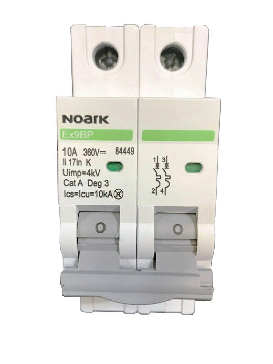 NOARK DUAL POLE DC CIRCUIT BREAKER 360V RANGE Energy Connections