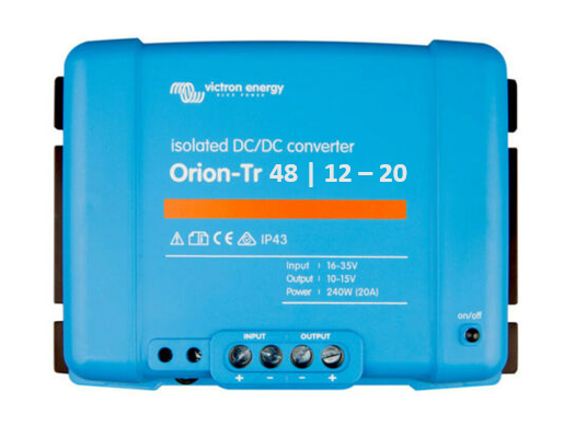 VICTRON ORION-TR 48/12-20A (240W) DC-DC CONVERTER Energy Connections