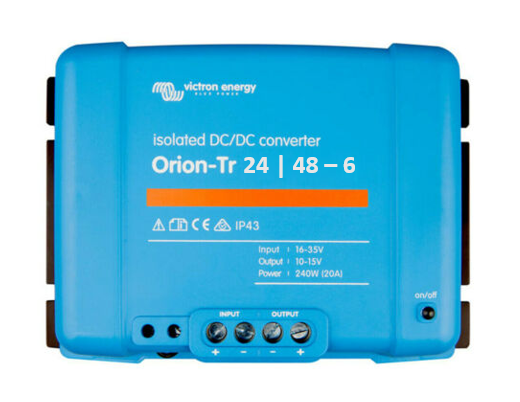 VICTRON ORION-TR 24/48 - 6A (280W) DC-DC CONVERTER Energy Connections
