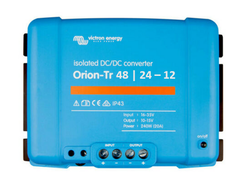 VICTRON ORION-TR 48/24-12A (280W) DC/DC ISOLATED CONVERTER Energy Connections