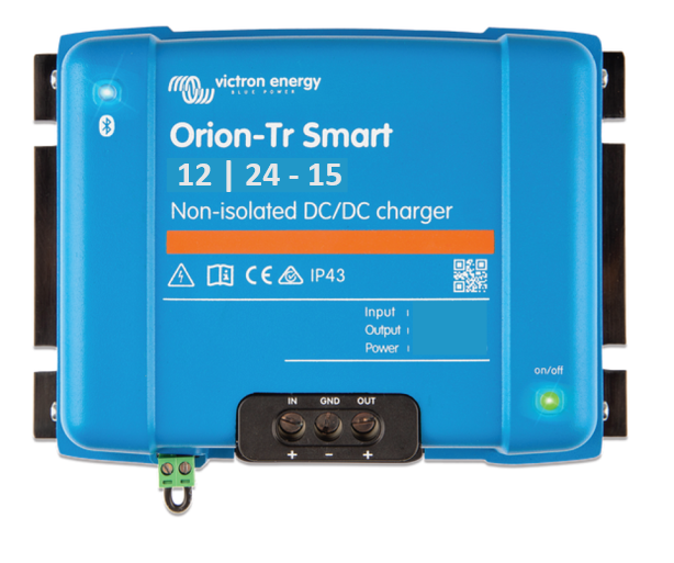 VICTRON ORION-TR SMART 12/24-15A (360W) NON-ISOLATED DC-DC CHARGER Energy Connections