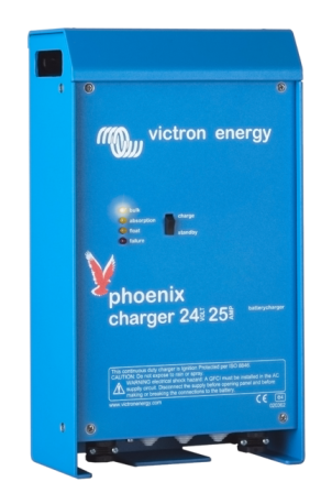 VICTRON ENERGY PHOENIX BATTERY CHARGER 24V-25A CHARGING- 3 OUTPUTS Energy Connections