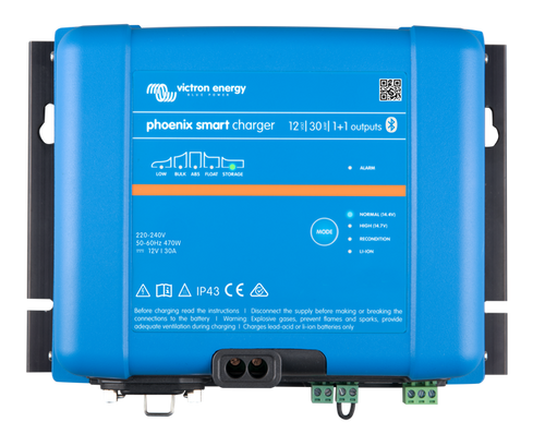 VICTRON PHOENIX SMART IP43 24/16 CHARGER 230V *INCLUDES MAINS CORD AU/NZ Energy Connections