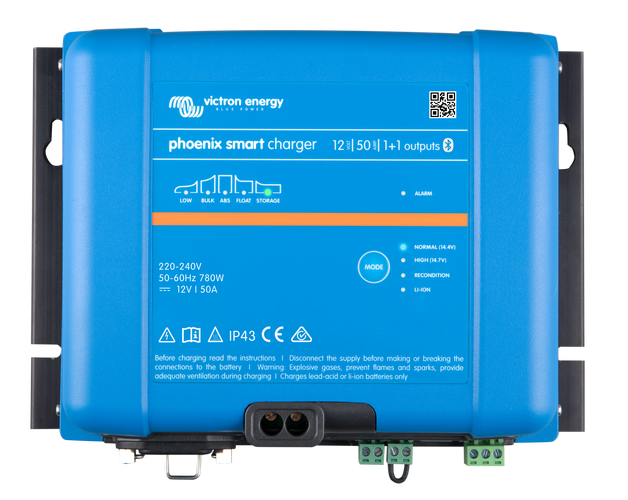 VICTRON PHOENIX SMART IP43 24/25 CHARGER 230V *INCLUDES MAINS CORD AU/NZ Energy Connections