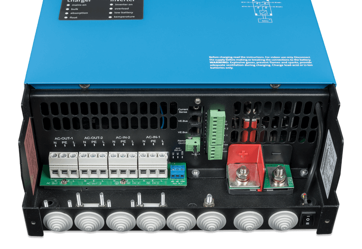 VICTRON QUATTRO-II 48/5000/70-50/50 230V INVERTER CHARGER Energy Connections
