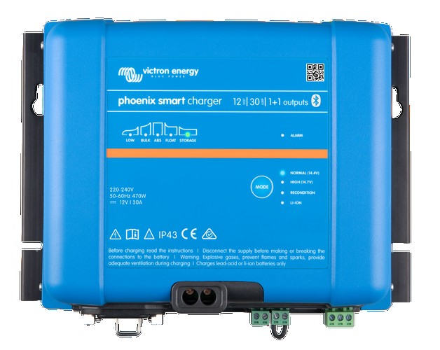 VICTRON PHOENIX SMART IP43 12/30 CHARGER 230V *INCLUDES MAINS CORD AU/NZ Energy Connections
