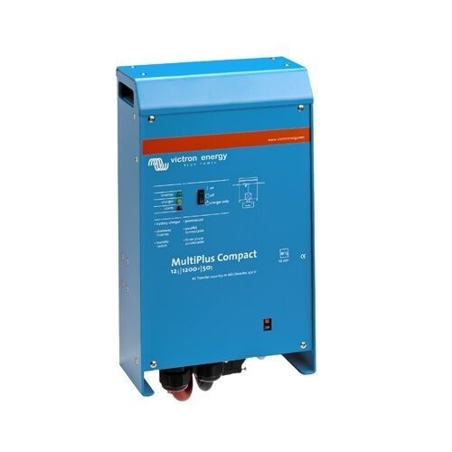 VICTRON MULTIPLUS COMPACT INVERTER/CHARGER 12/1200/50A - 16A TRANSFER SWITCH Energy Connections